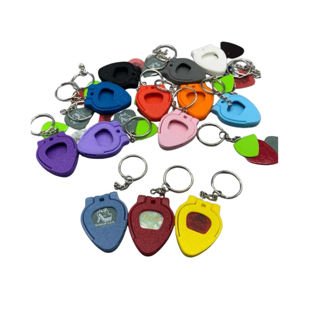 Case Chaveiro Porta Palheta De Guitarra/violão