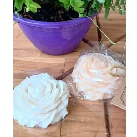 Kit 2 velas aromáticas artesanais peônea