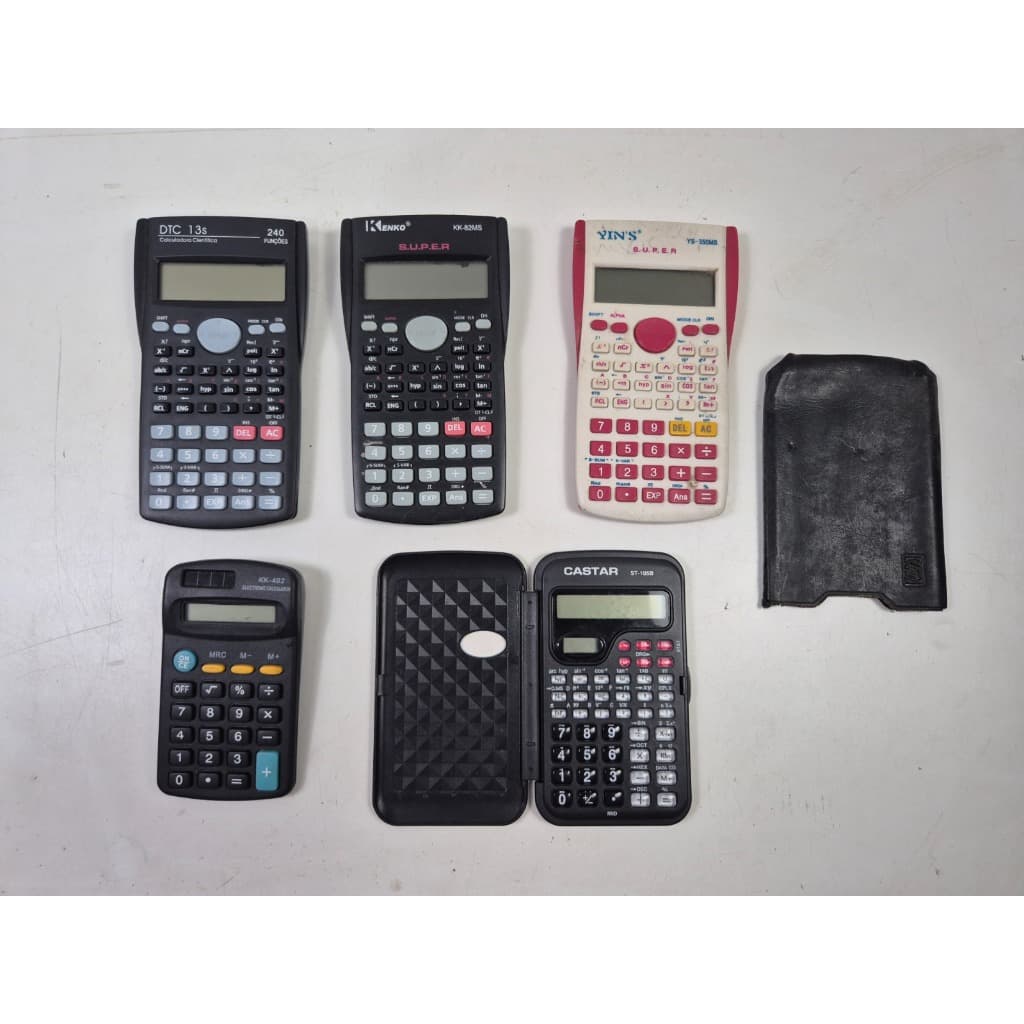 Lote de Calculadoras Científicas no Estado - Sem Teste