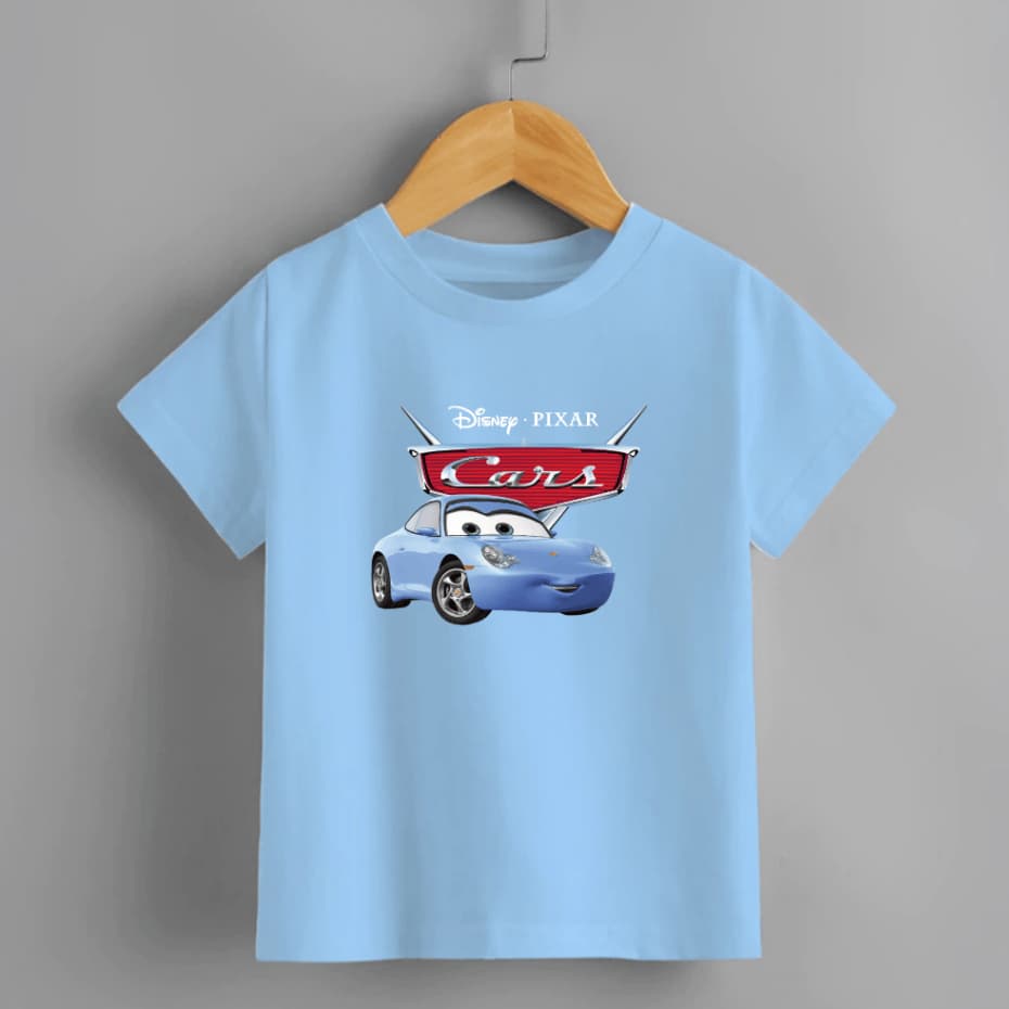 Camiseta Infantil Juvenil Unissex - Cars Sally - 100% Algodão Alta Qualidade - Estampa Personalizadad