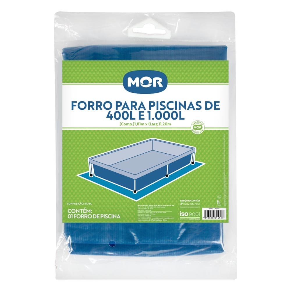 Forro Mor para Piscina 400 / 1000 L – Proteção contra pedras e prolonga a vida útil