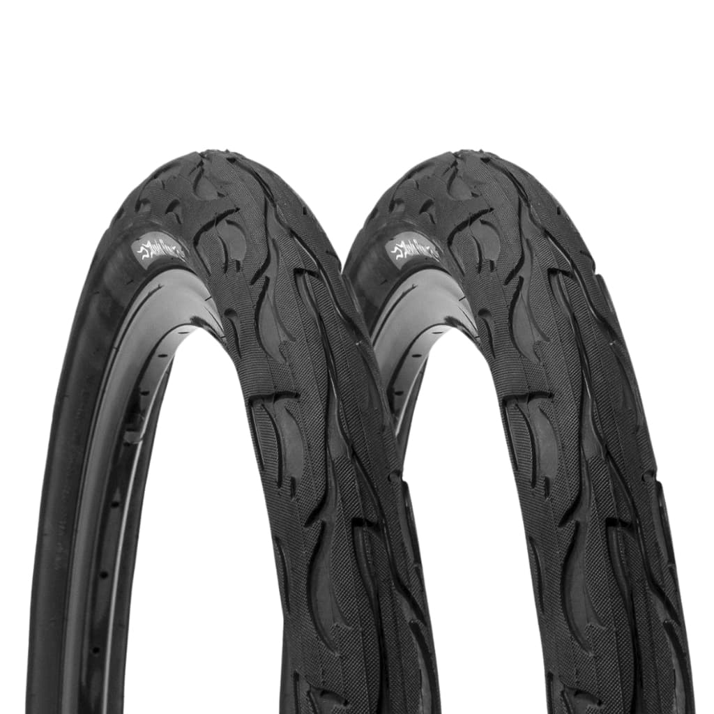 PNEU KENDA FLAME 26X2.125 + CAMARA 26 SLICK Preto 50-559 ARO 26 Mountain Bike MTB