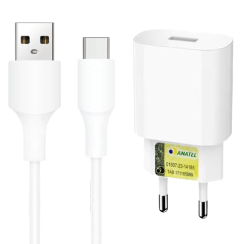 Kit Carregador Para Samsung Galaxy A33 - Cabo USB C 2 Metros e Fonte