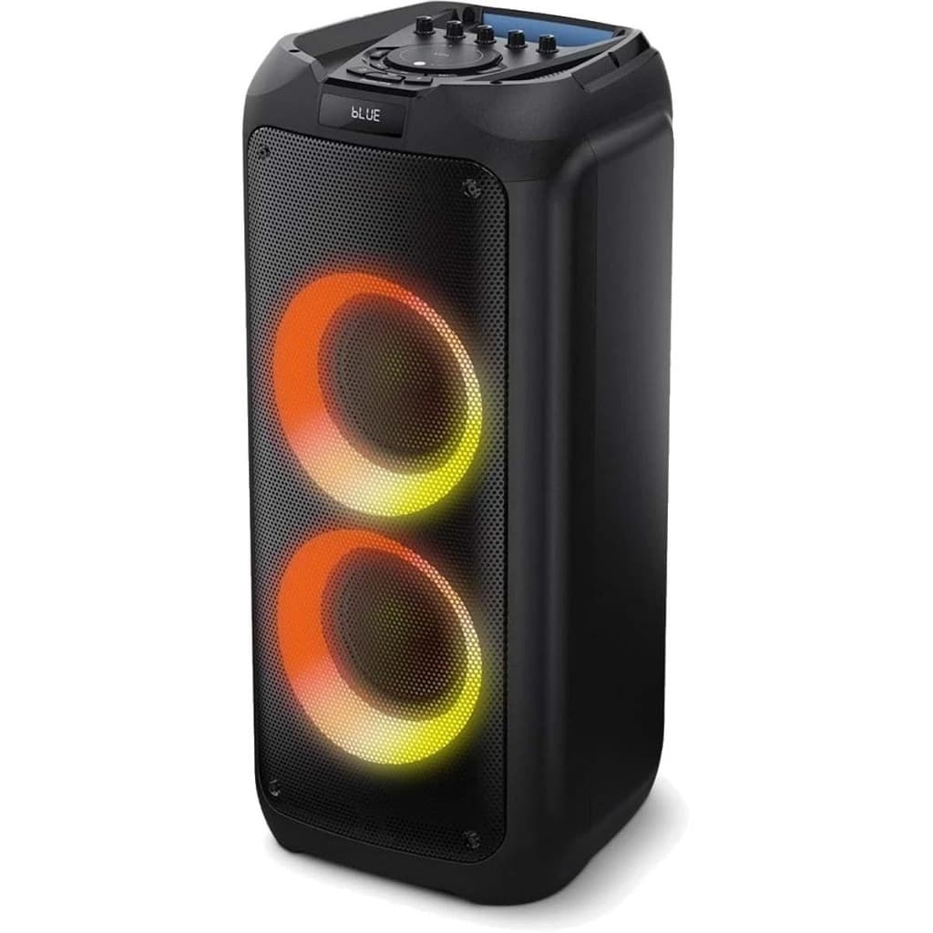 Caixa de Som Bluetooth Party Speaker Philips 1300W ou 1500W LED USB AUX Função Karaokê Cartão SD