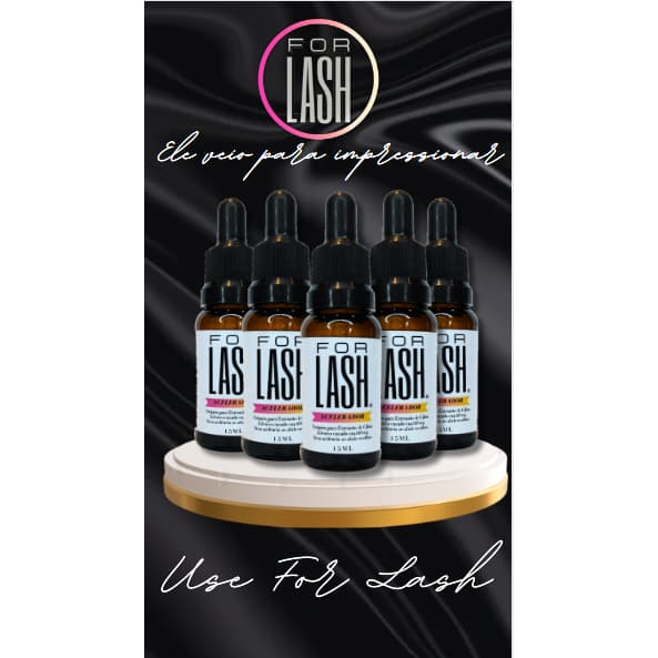 FOR.LASH - Kit com 5 aceleradores de cola para cílios