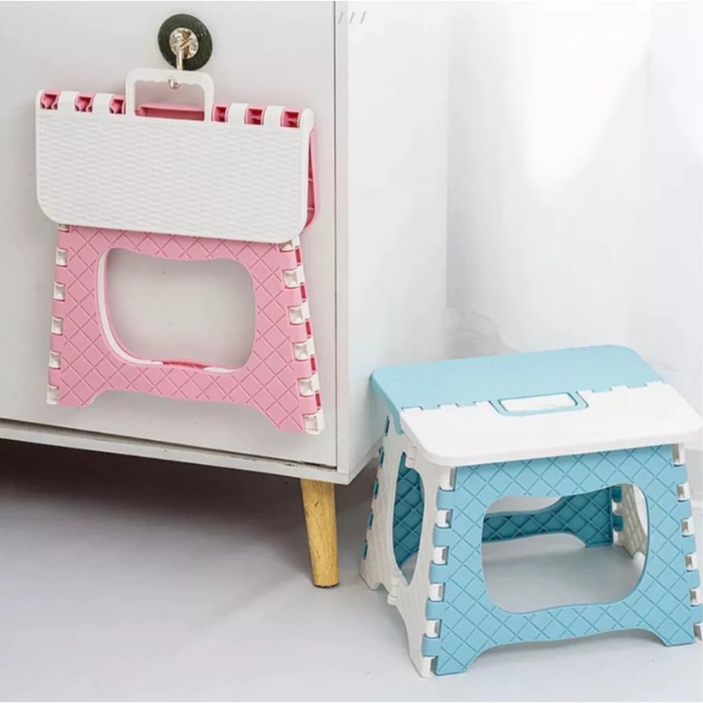 Banqueta Banquinho Dobravel De Plastico Resistente Para Viagem