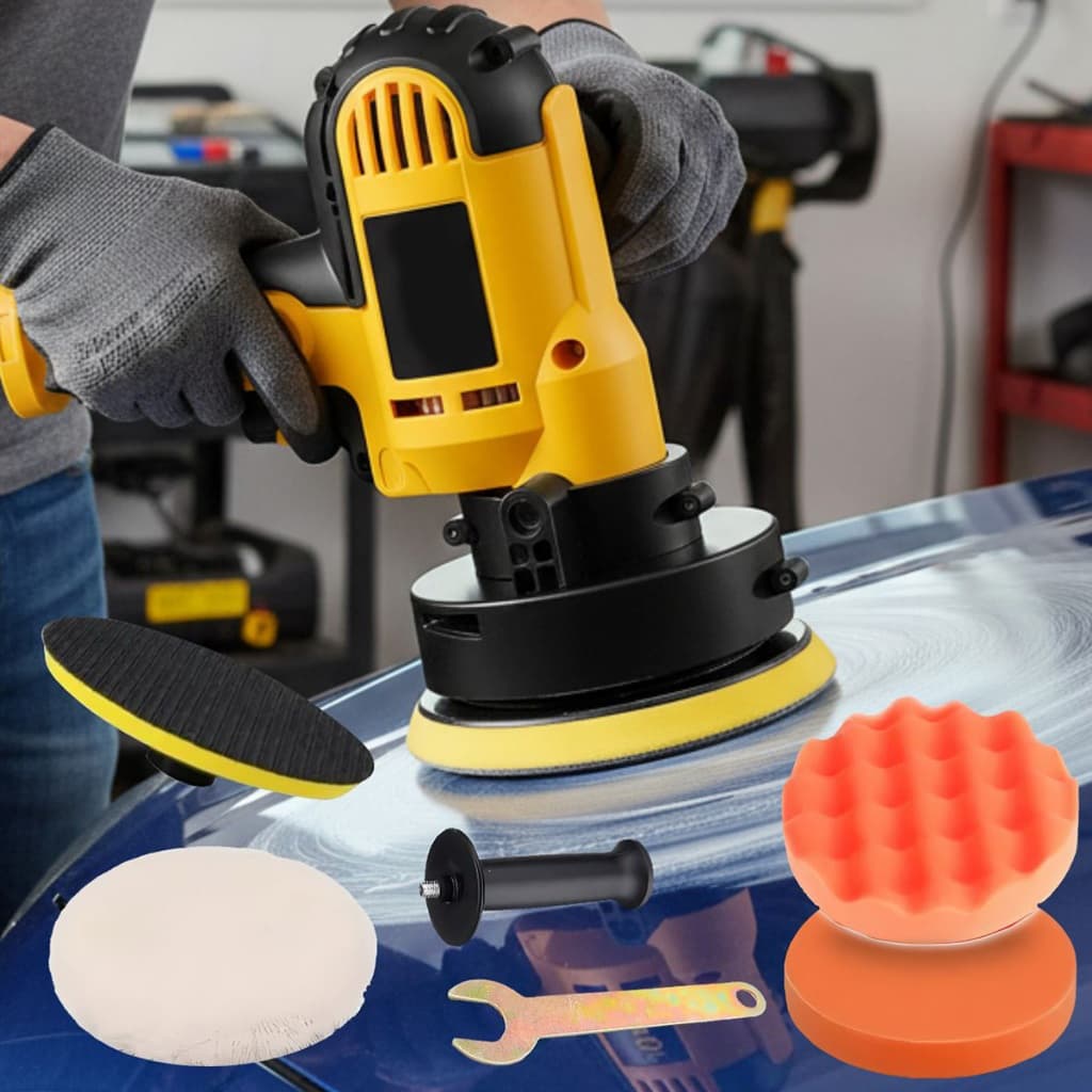 Polidor Politriz Lixadeira 850W Multifunções Angular Automotiva de Mão Esmerilhadeira