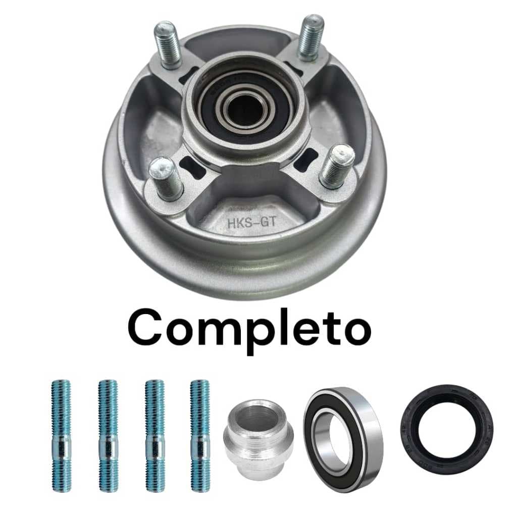 Flange Suporte Coroa Roda Traseira CG 160 START | FAN | TITAN (Prata) 2015 A 2024 COMPLETA
