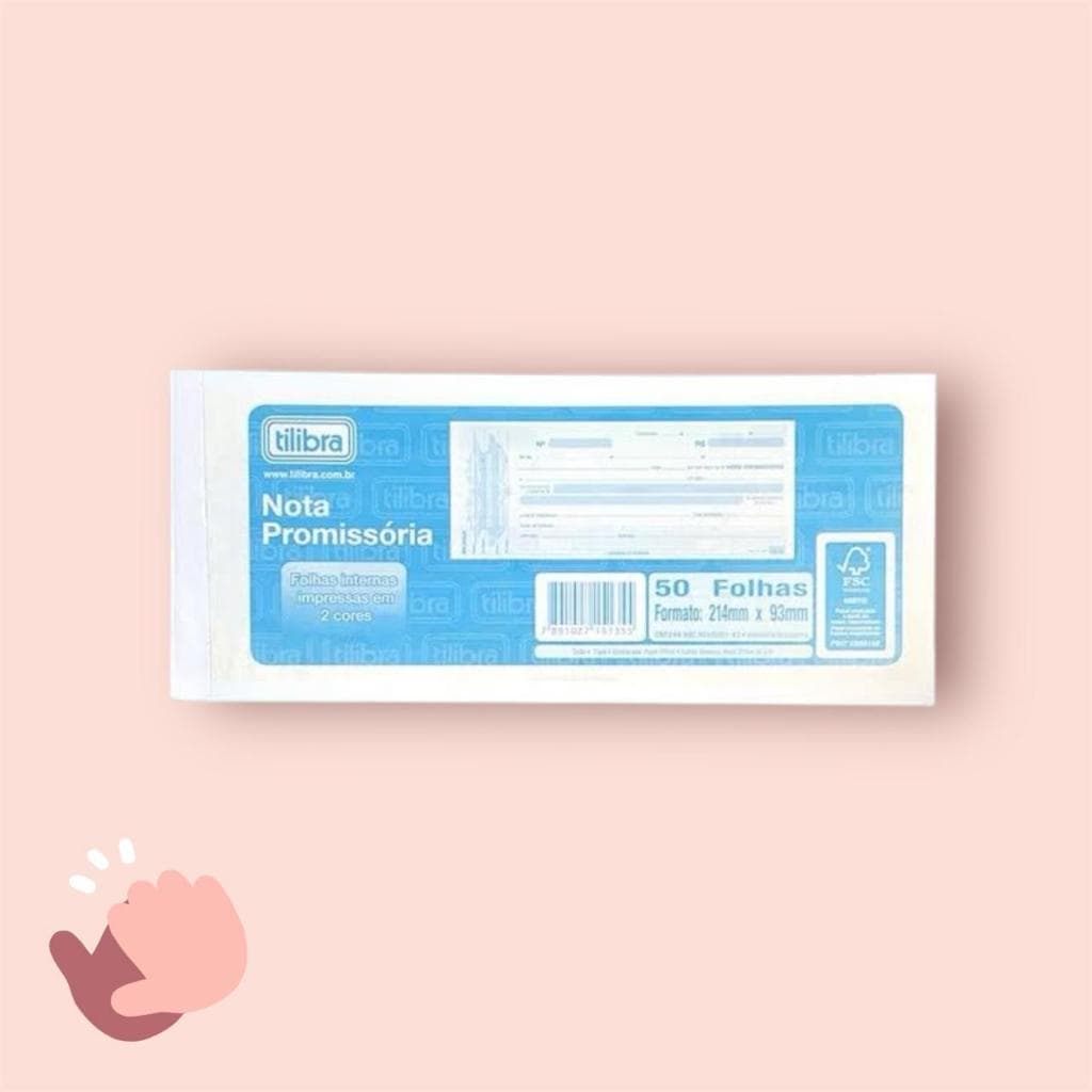 Nota Promissoria 50 Folhas Tilibra