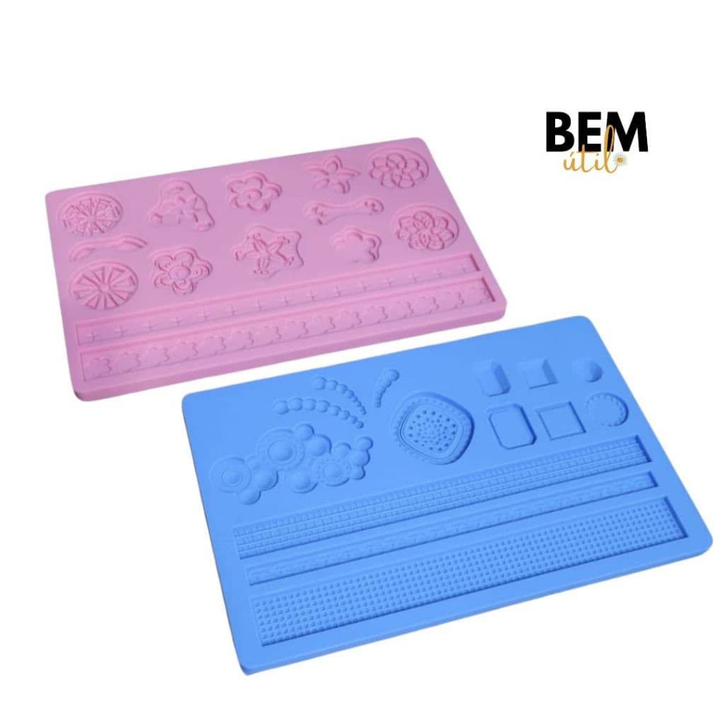 Molde de silicone Forma de Pedraria Joias Mandala Renda Pingentes Pasta americana Biscuit Artesanato Forma Placa Tapete
