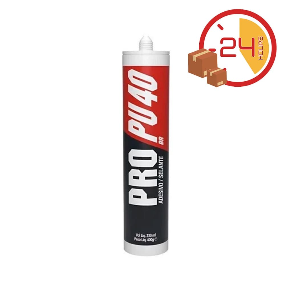 Selante Adesivo Pro Pu40 Branco/Preto Soudal 400g