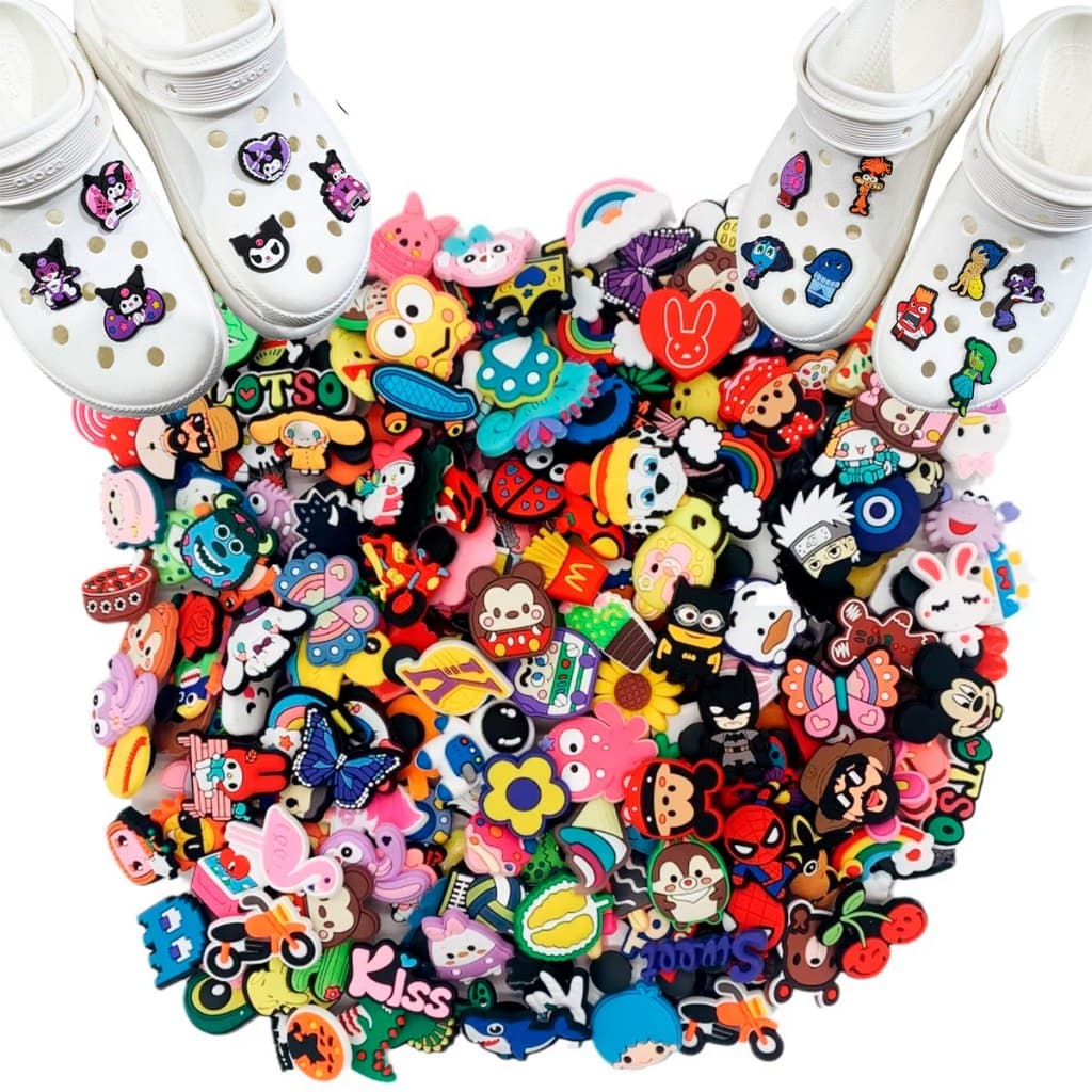 Kit 4/6/8 peças Personagens Bótons/Pins Babuches Acessórios Diversos Adulto e Infantil Moderno