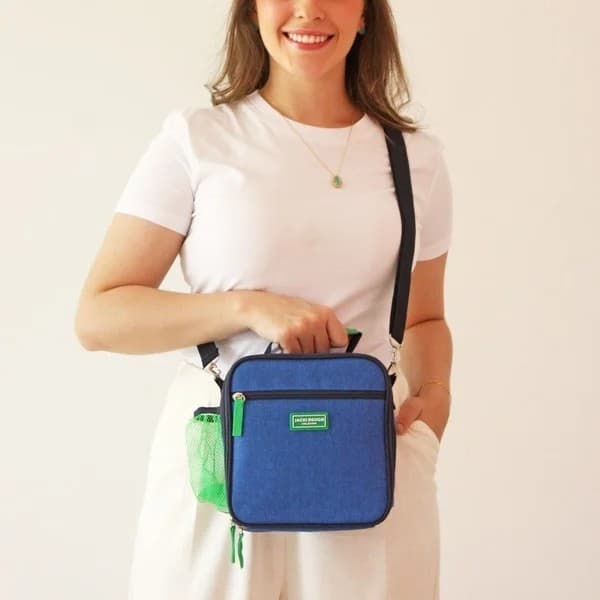 Bolsa Térmica Escolar Júnior Jacki Design | Lancheira Infantil 4L | Mantém Frescos, Prática