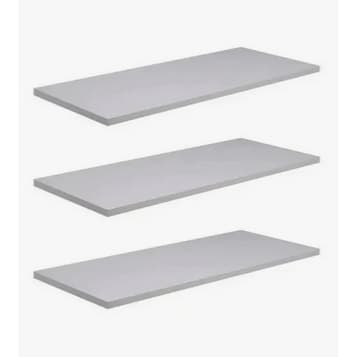 3 Prateleiras Pranchas 60x25 Sem Suporte