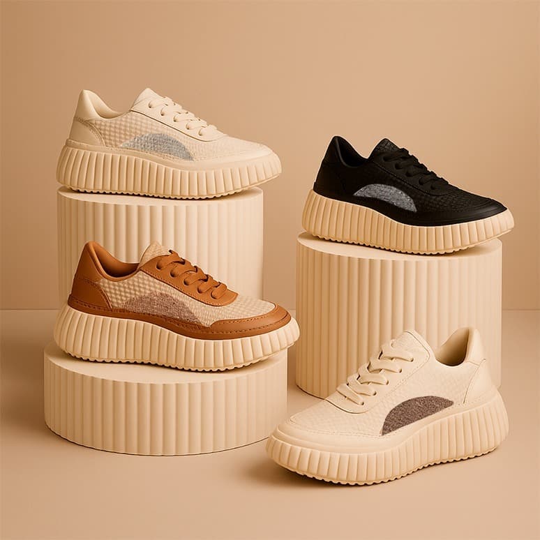 Kit 2 Pares Tenis Feminino Casual Leve Confortavel Estilo Moderno