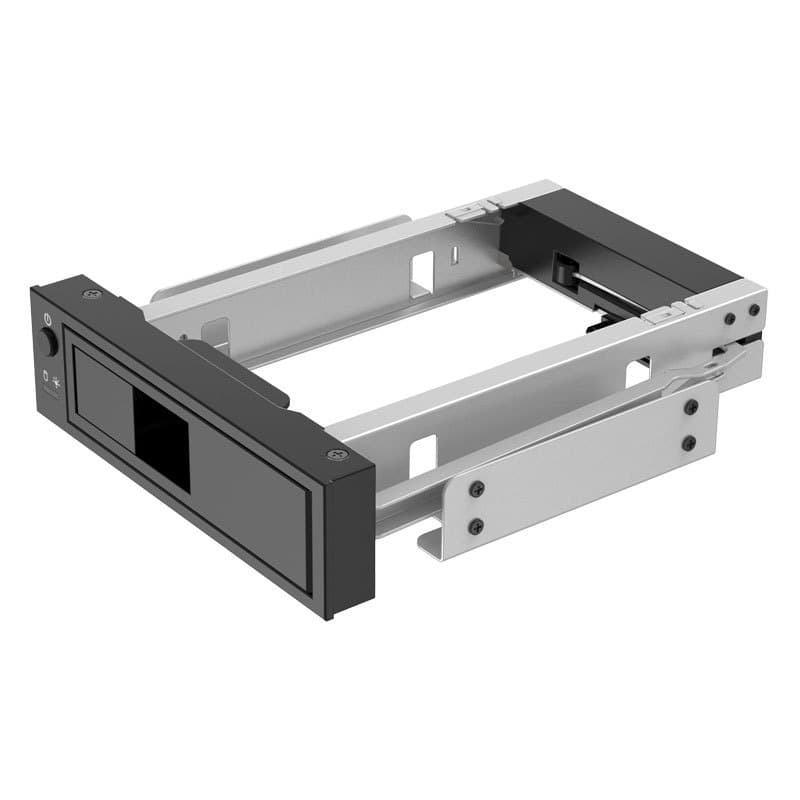 Orico - Adaptador Gaveta Rack 3.5 para Baia 5.25 HDD/SSD SATA I II III Hot Swap Tool Free Até 16TB