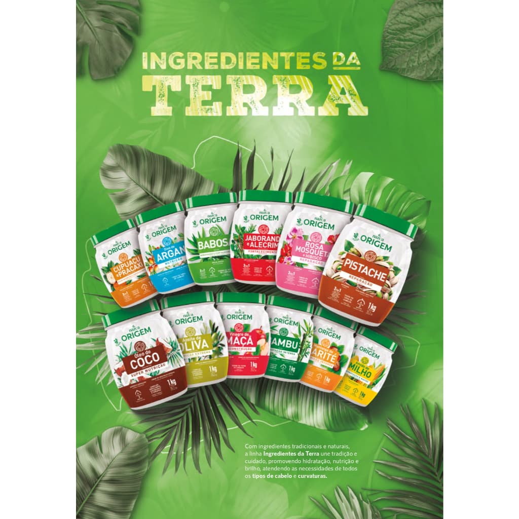 Creme de Tratamento Origem Potao 1kg Nazca Hidratacao