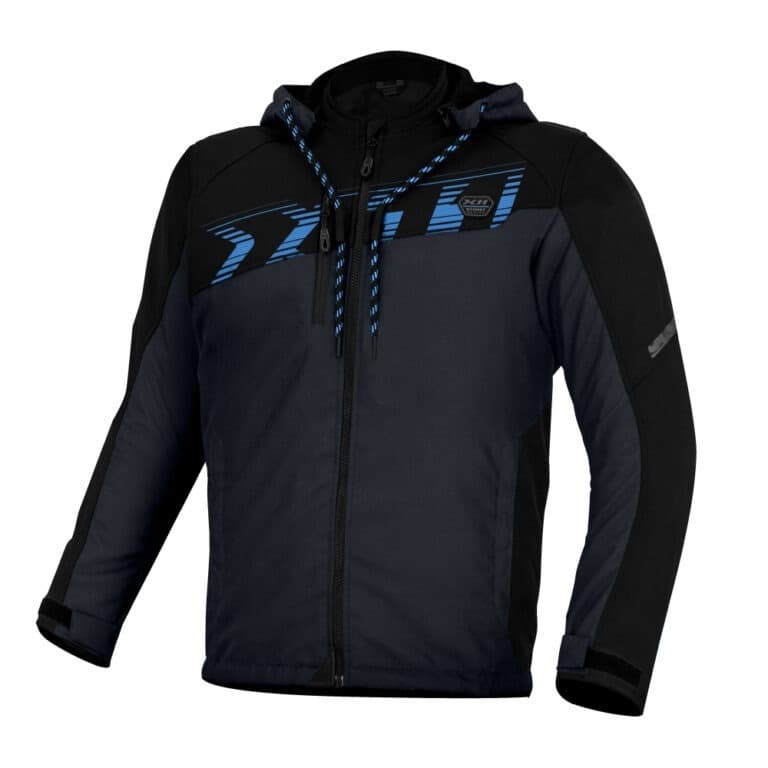 Jaqueta Motociclista X11 Street Hoody Sporadic Azul Masculina