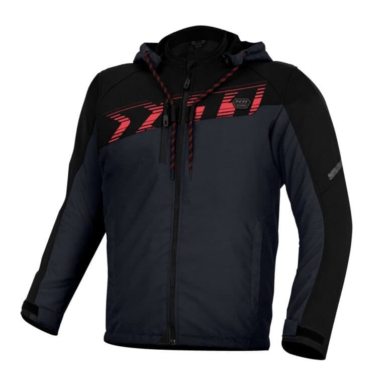 Jaqueta Motociclista X11 Street Hoody Sporadic Vermelho Masculina