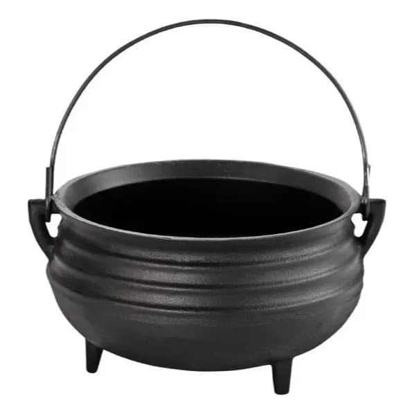 Caldeirão Tripé Ferro 18cm 2,1 Litros Fundição Sant'ana