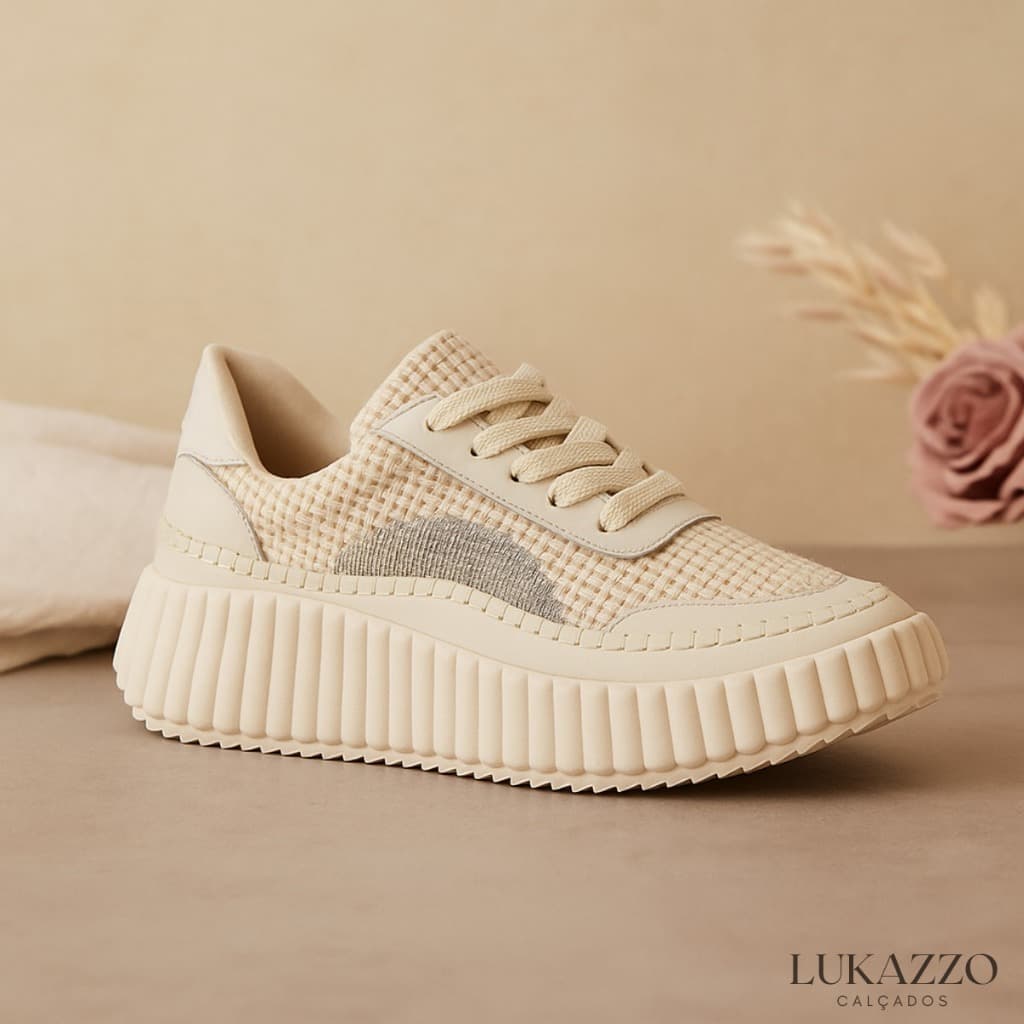 Tênis Feminino Casual Elegante Leve Confortável Dia a Dia Premium