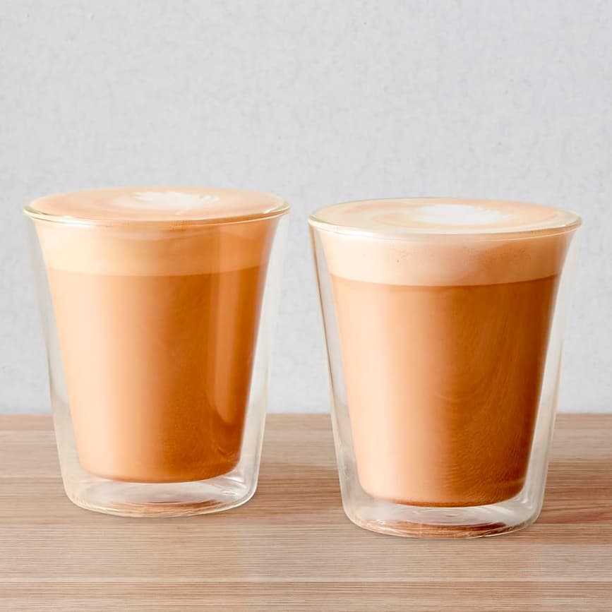 Jogo 2 Copo Térmico Café Parede Dupla 200ml Maxwell & Williams Vidro Borossilicato