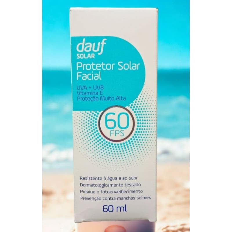 Protetor Solar Facial FPS 60 Dauf Toque Seco Oil Free 60ml