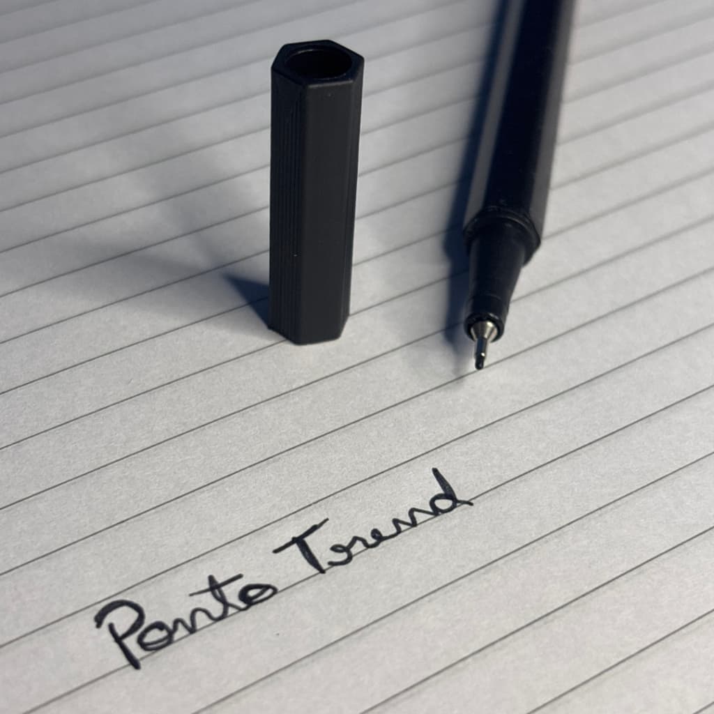Caneta Preta Fineliner Marker – Ponta 0.4mm | Kit com 1, 6 ou 12 Unidades | Traço Fino e Tinta Intensa