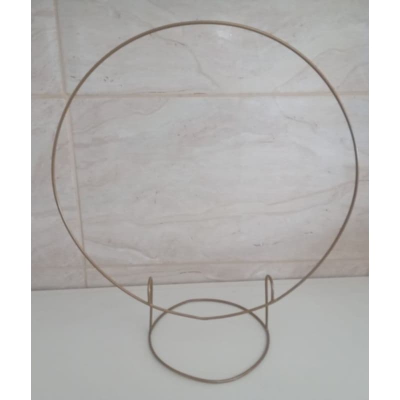 Arco para festa e decoração 40 cm dourado.