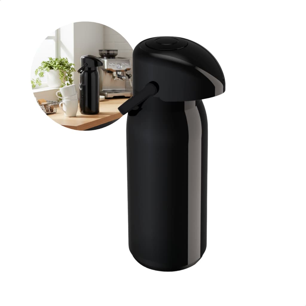 Garrafa Térmica 1,8L Inox Café Chá Água Conserva Alta Durabilidade Quente e Frio