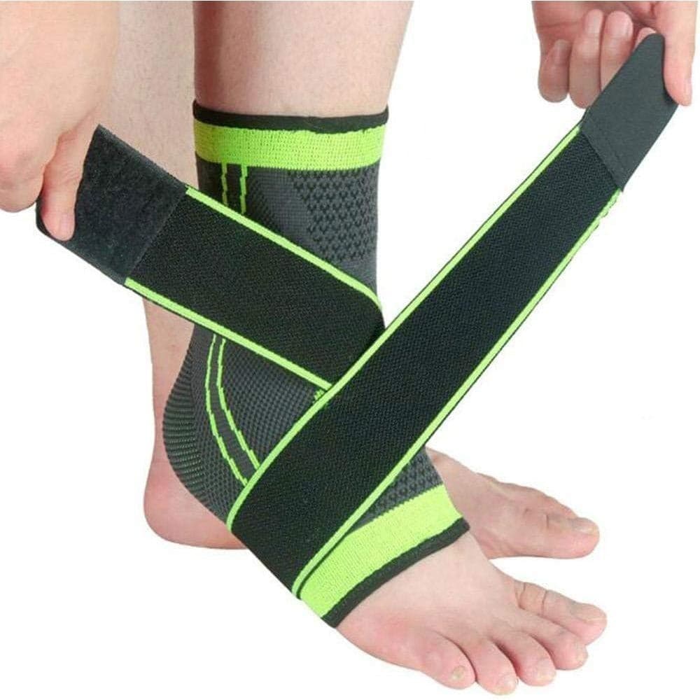Tornozeleira Esportiva e Ortopedica Compressão Estabilizadora Elastica Esportes Futebol Cross Fit Basket Volei