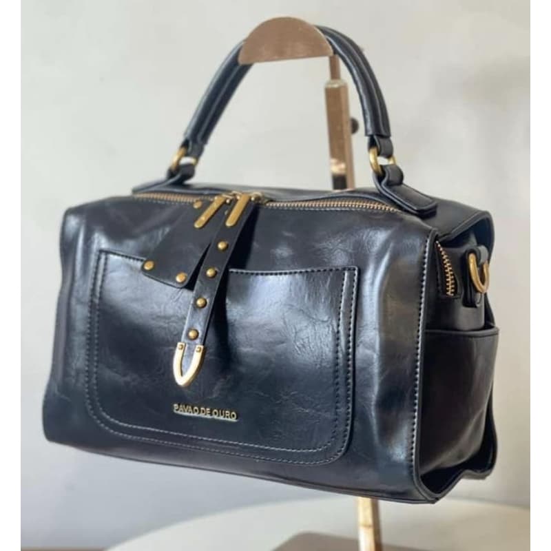 pavÃo de ouro bau bolsa feminina transversal lancamento Bolsa da moda modelo 506 medidas 17/13/26
