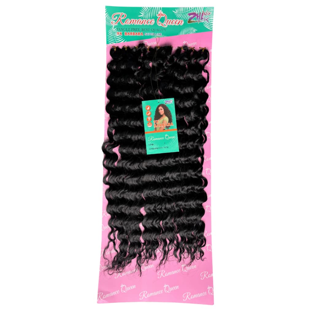 Cabelo Bárbara Romance Queen Ondulado Orgânico Zhang 75cm 300g Várias Cores