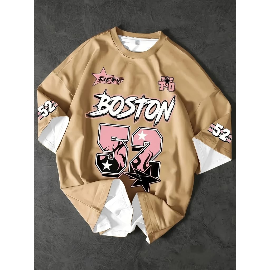 Camiseta Masculina 100% Algodão Premium | Casual, Academia e Dia a Dia boston