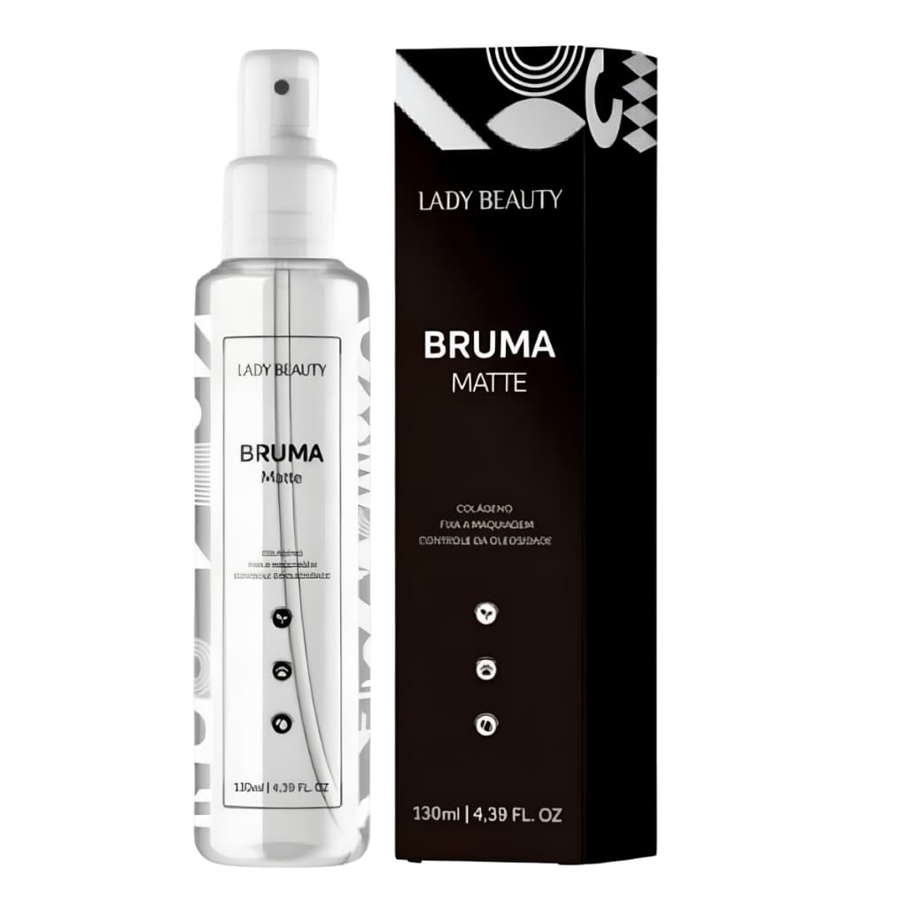 Bruma Facial FIxadora de Maquiagem Matte 130ml - Lady Beauty