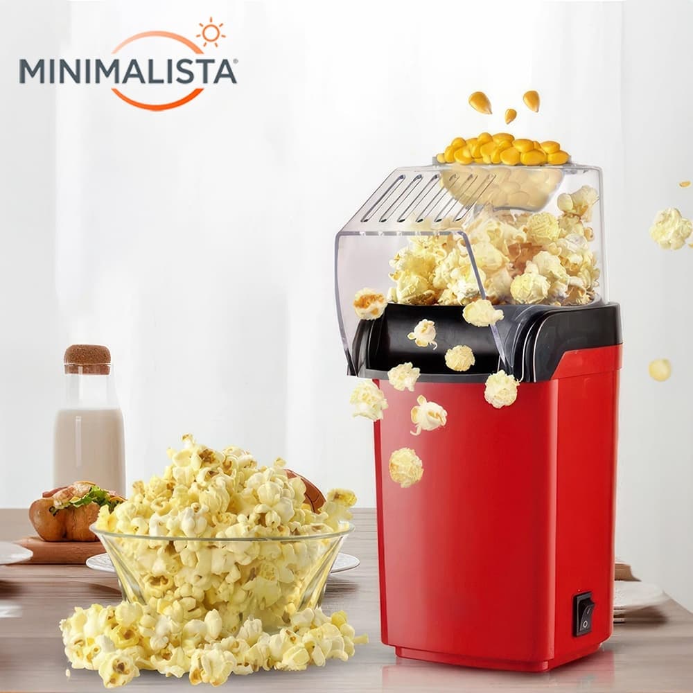 Pipoqueira Elétrica Ar Quente Máquina Fazer Pipoca Sem Óleo Minijoy - 110v 1200W