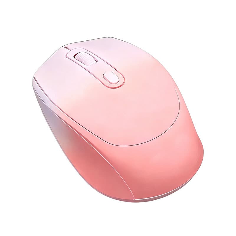 Mouse sem fio recarregável de 1600 DPI，com conexão 2.4GHz e Bluetooth，Para Notebooks, Desktops e Tablets