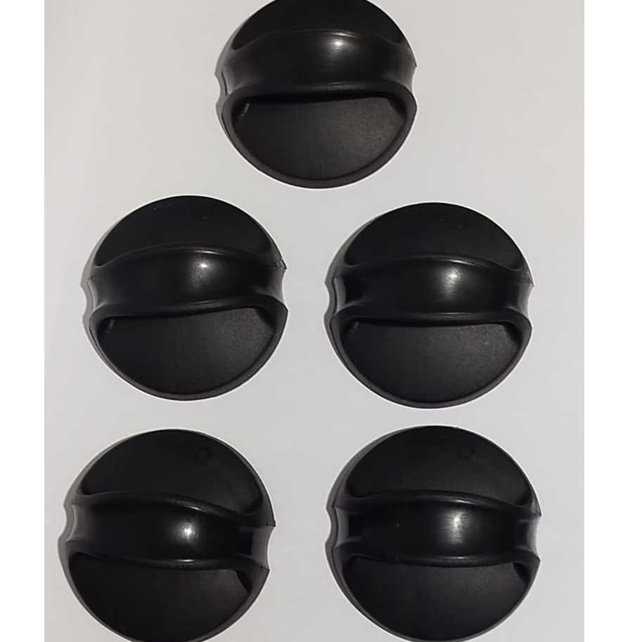 5 Pomel, Pegador, Puxador Para Tampas De Vidro