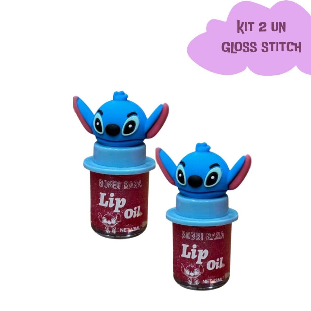 Kit 2 Unidades Lip Oil Gloss Stitch Bobbi Rara