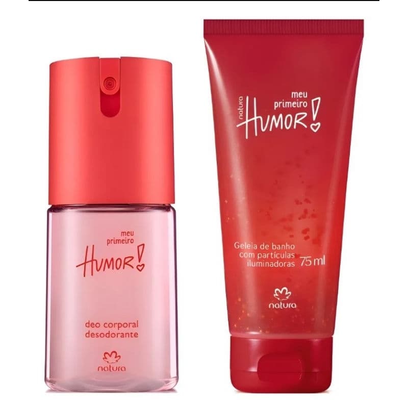 Natura Meu Primeiro Humor 2 itens / Deo desodorante em spray + Geléia desodorante hidratante corporal