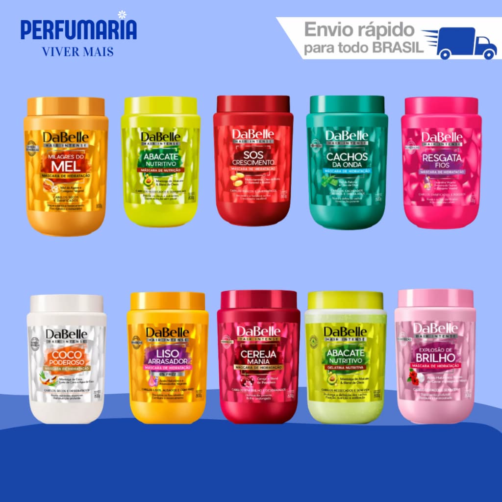 Kits Dabelle Máscaras 800G Todas as Linhas - Escolha O Seu!!!