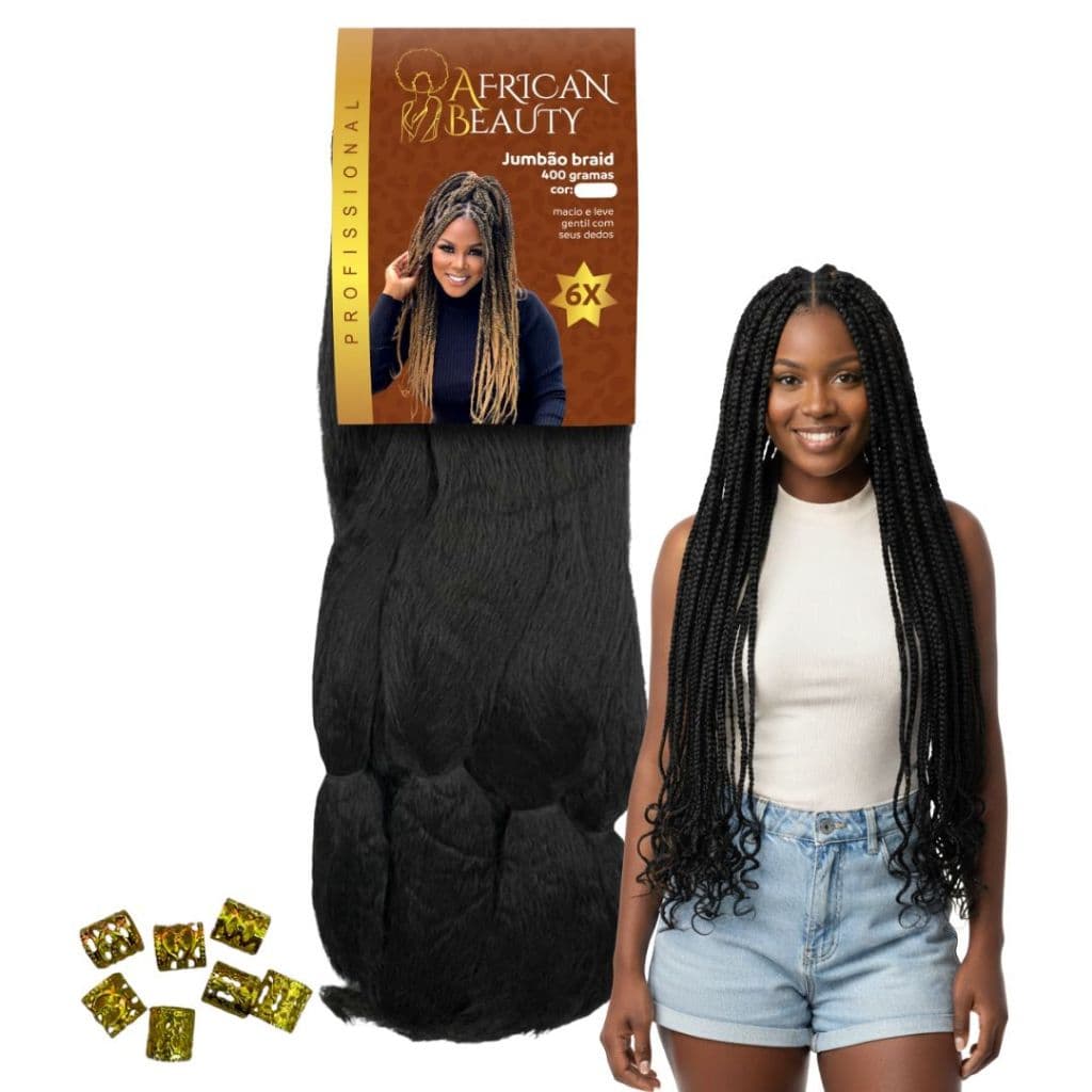 Jumbo Cabelo Pacotão  Super Premium Jumbão  Super 6X1 400 gramas - Jumbo para Trança