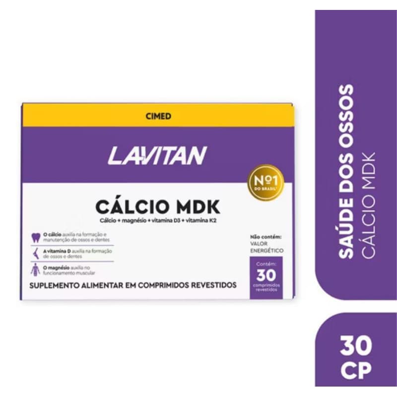 Lavitan Cálcio MDK 30 comprimidos