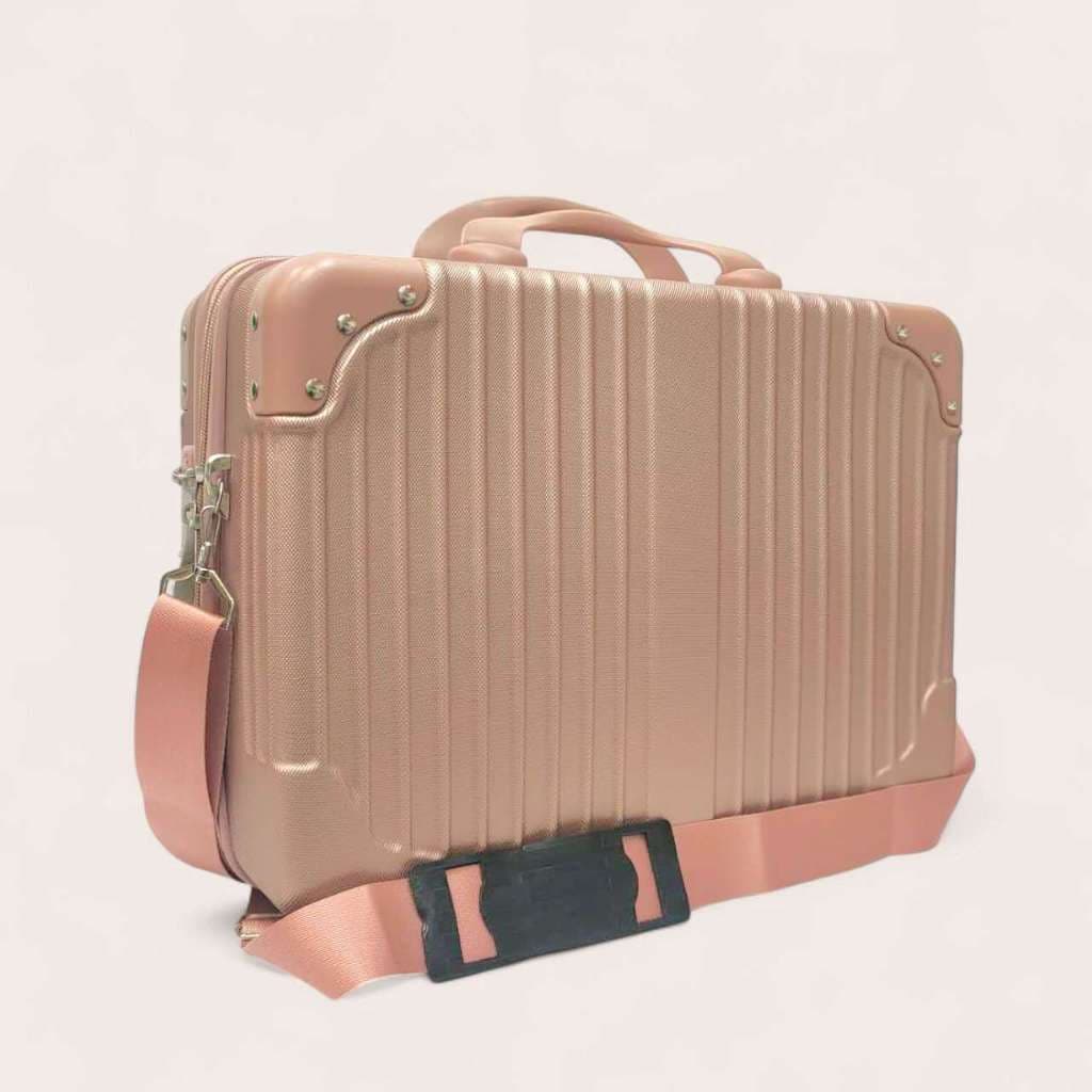 Frasqueira Rígida de Bordo 6KG com Cadeado Númerica e Alça Tiracolo – Mala de Mão Necessaire Viagem