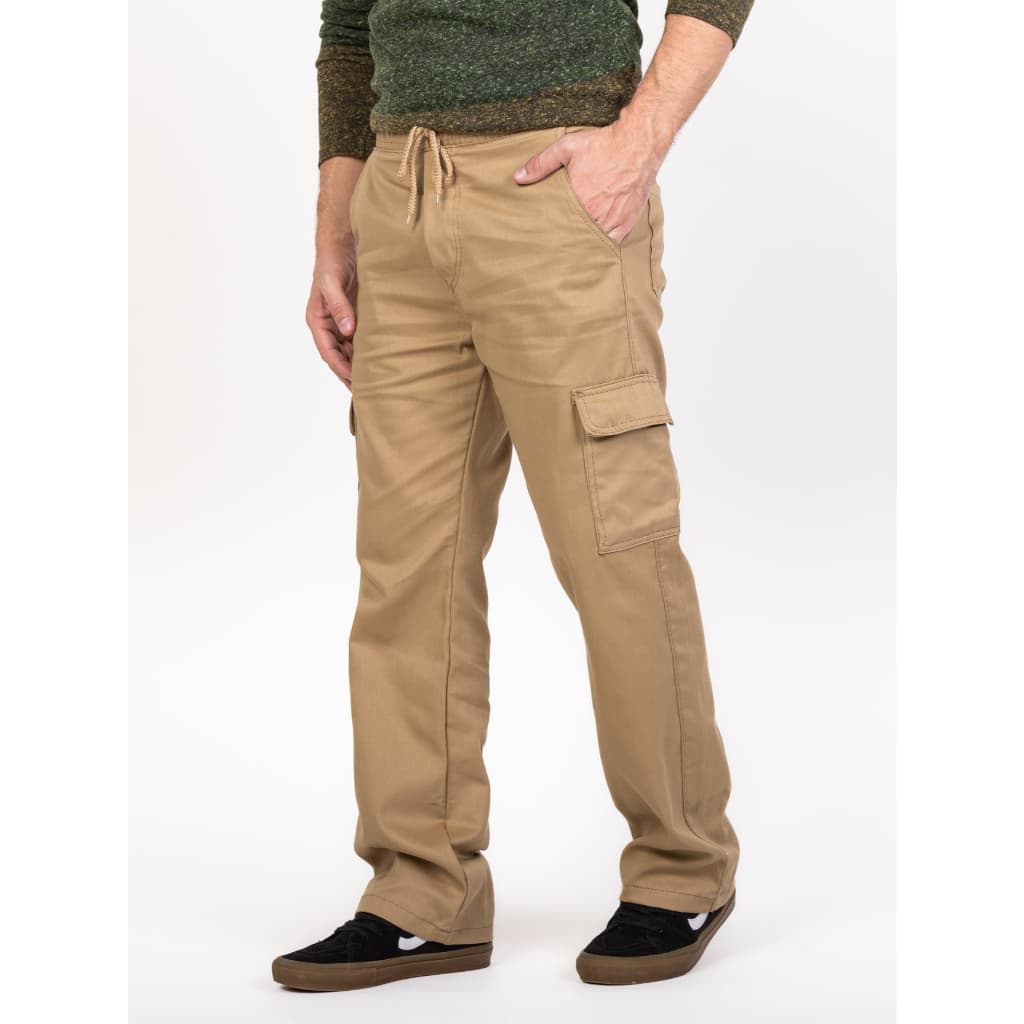 Calça Masculina Cargo Jeans  Bolso Lateral