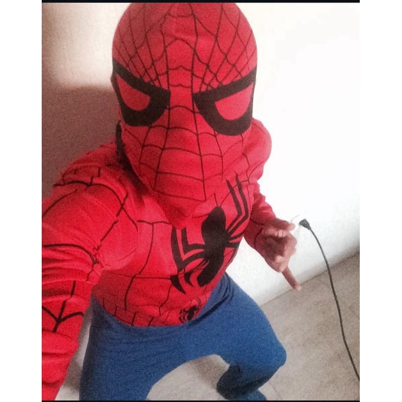 Fantasia Homem-Aranha Adulto com capuz
