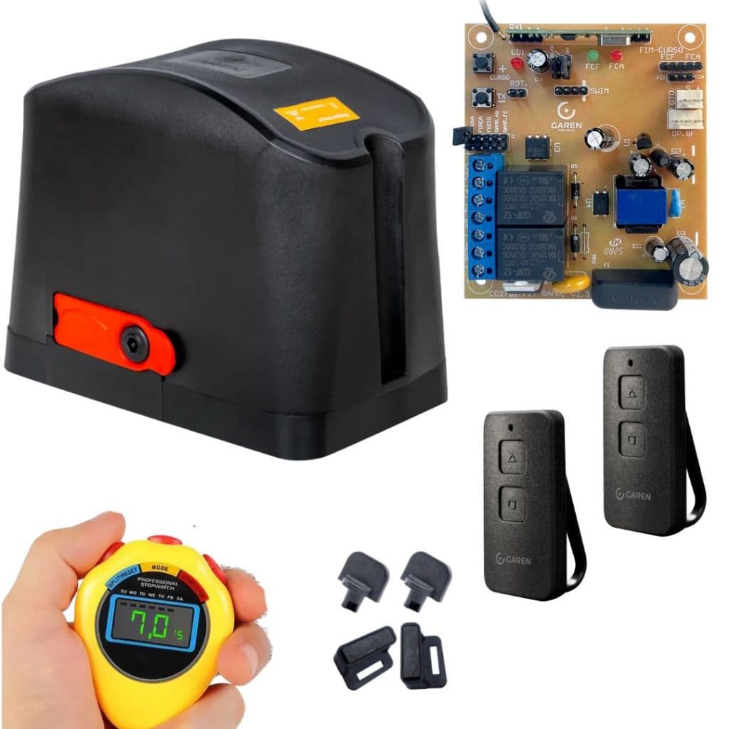 Motor de Portão Dz Casa Speed 400kg Com 2 Controles Sem Cremalheira
