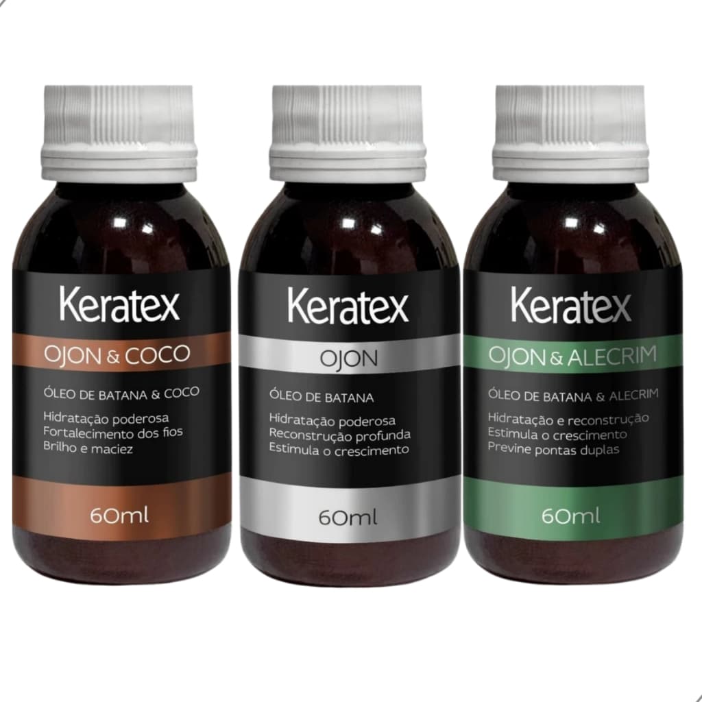 Kit Capilar Oleo Keratex Nutricao Profunda Ojon Coco E Alecrim