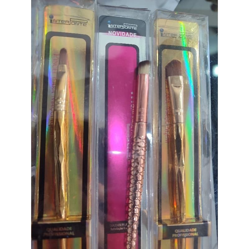 Pincéis Diversos para Maquiagem Pincéis Utilitários de Maquiagem Pincel de Make