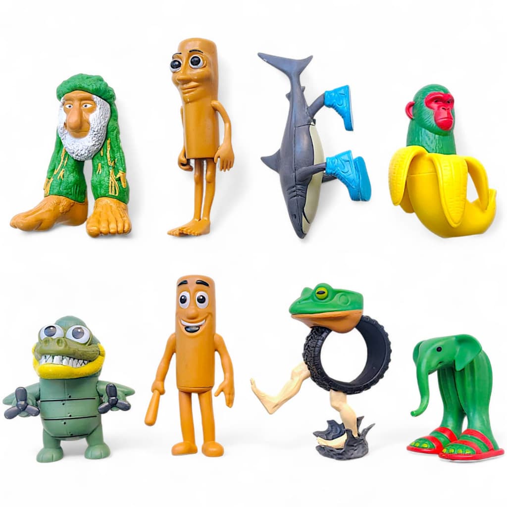 Kit 4 Bonecos Brainrot Italian Brinquedo Coleção Pvc 12cm